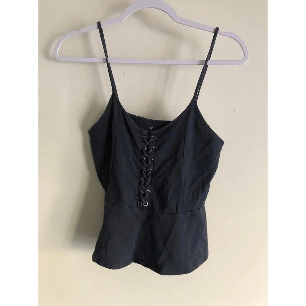 American Eagle strappy tank top sz Medium AEO